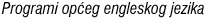 Programi op�eg engleskog jezika